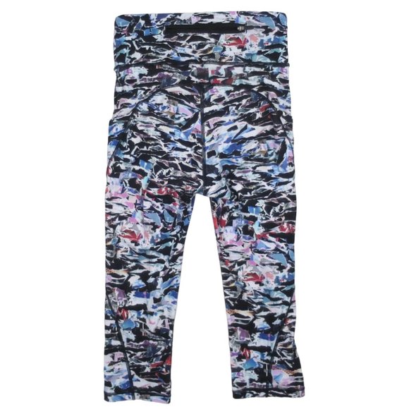 Lululemon Break Free Crop Nulux 17" Culture Clash Size 4 - Picture 7 of 11